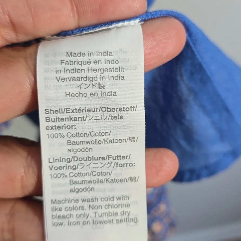 Madewell Cami Ruffle Hem Mini Floral Print Dress - Picture 8 of 12